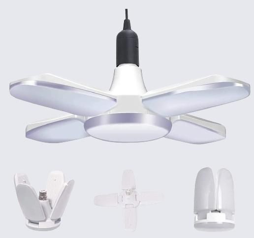 28W Deformable Fan Shape LED Bulb: Energy-Saving, Bright, and Versatile