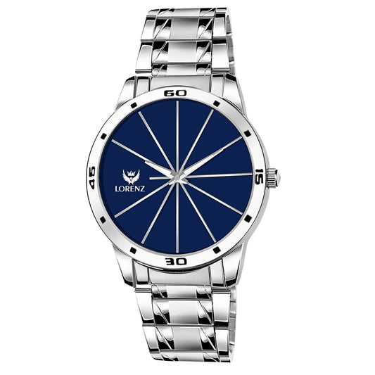 Lorenz luxury blue dial analog watch for men