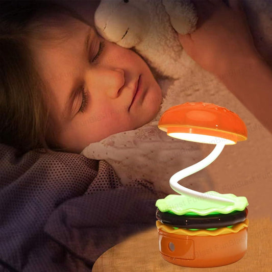 Burger Design Desk Light for Kids & Adults