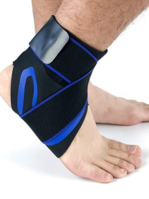 Professional Adjustable Ankle Brace - Support for Running, Basketball & Sports