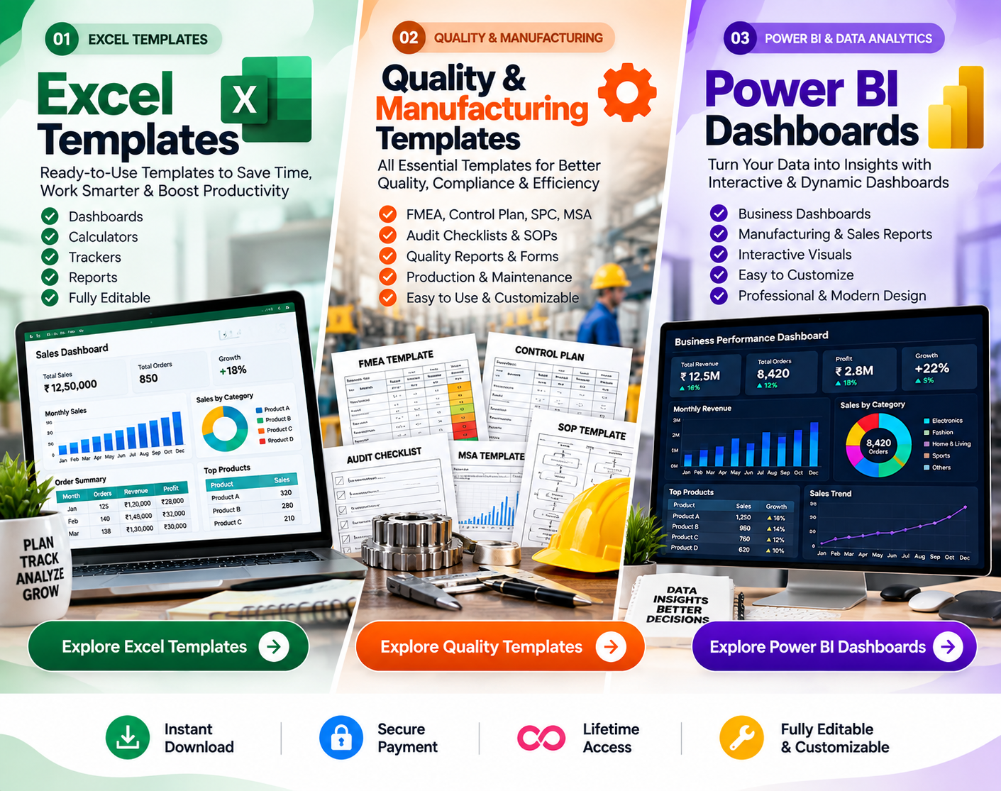 power bi and excel