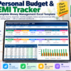 Personal Budget & EMI Tracker Dashboard