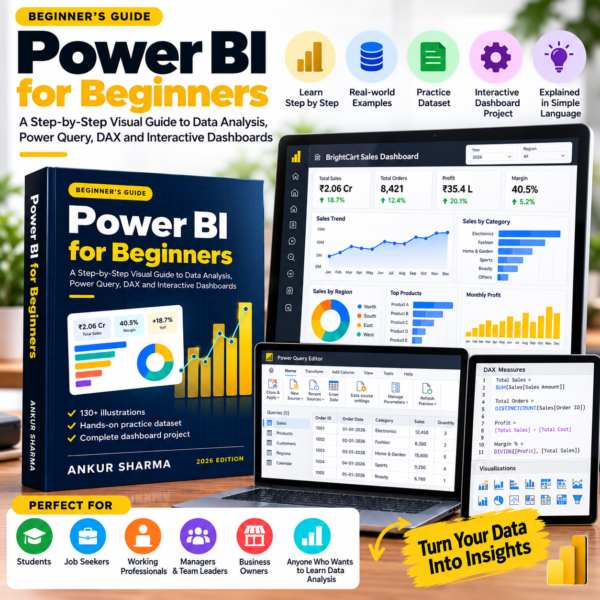 Power BI for Beginners Book Mockup