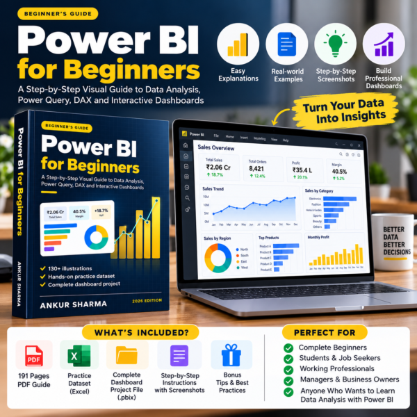 Power BI for Beginners Book Mockup